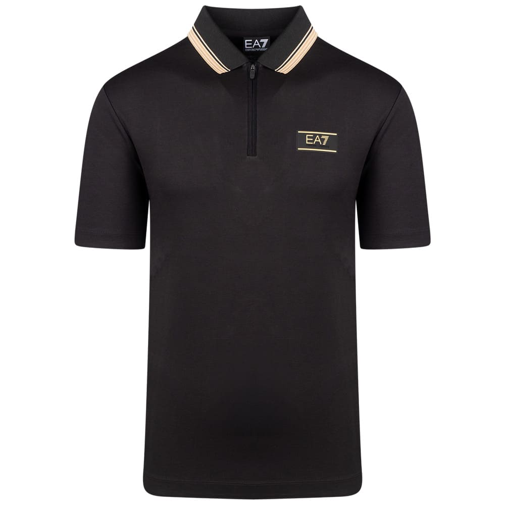 Emporio Armani EA7 Μαύρο Κοντομάνικο polo - 7M001333AF13739