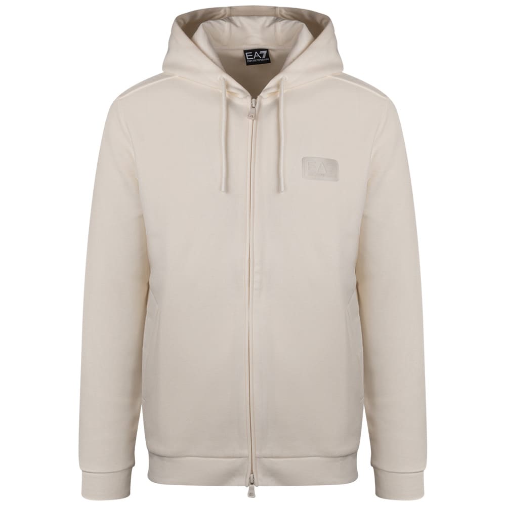 Emporio Armani EA7 Εκρού Ζακέτα Hoodie - 7M001363AF22262