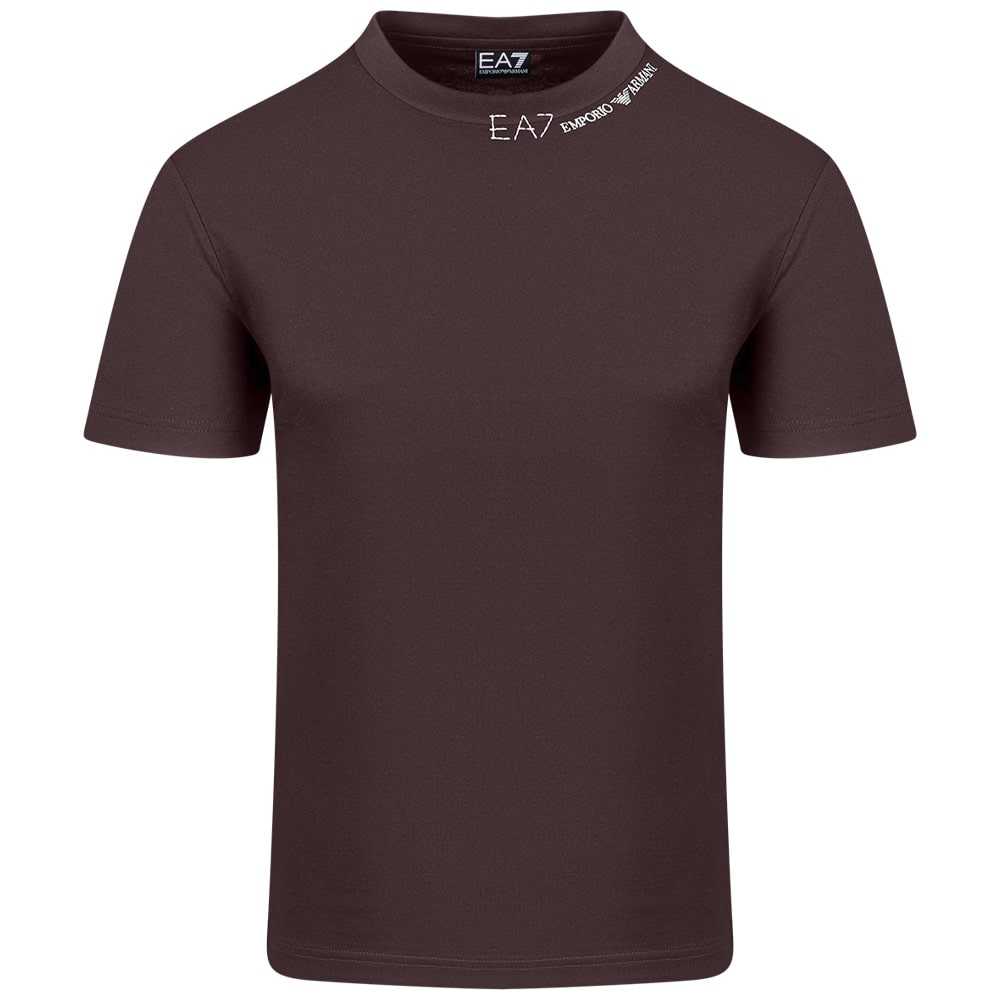 Emporio Armani EA7 Καφέ T-shirt C Neck - 7X000147AF13244