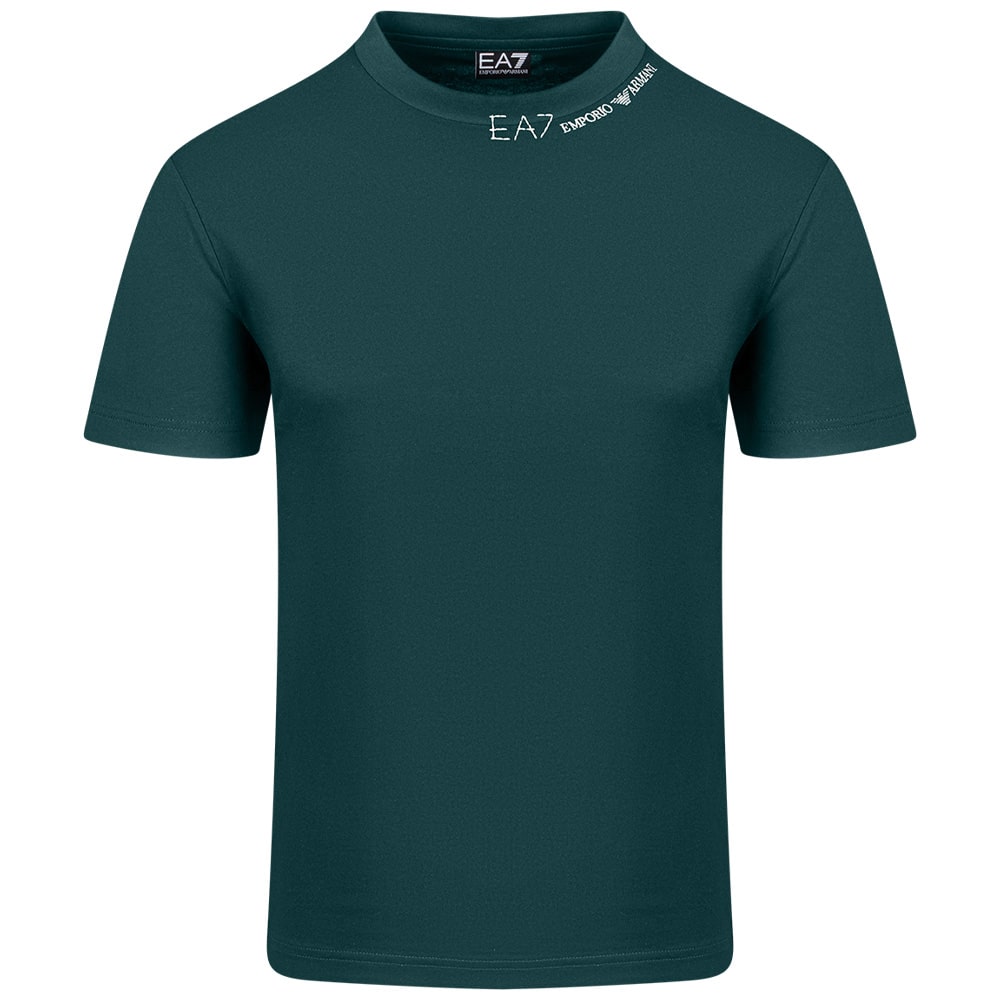 Emporio Armani EA7 Πράσινο T-shirt C Neck - 7X000147AF13244