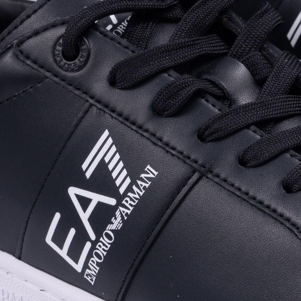 Emporio Armani EA7 Μαύρα Sneakers 100% Leather - 7X000332AF10848
