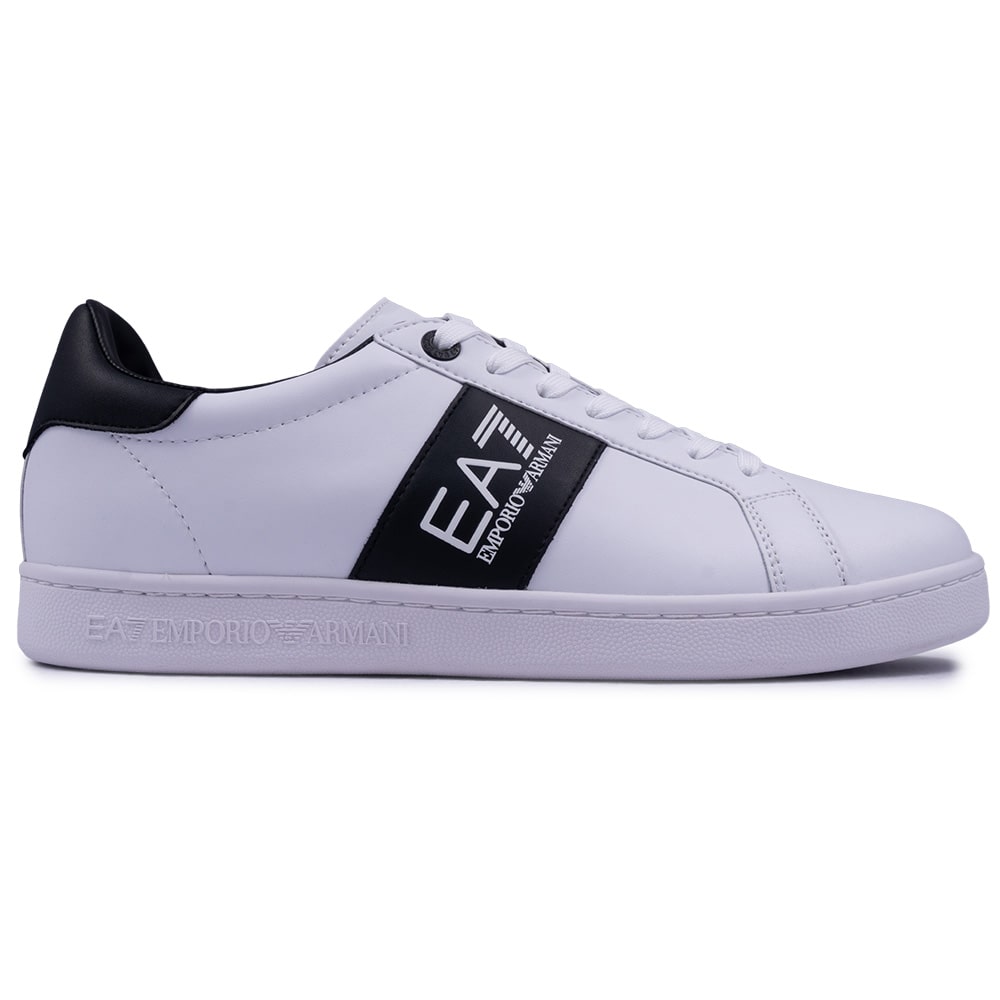 Emporio Armani EA7 Λευκά Sneakers 100% Leather - 7X000332AF10848