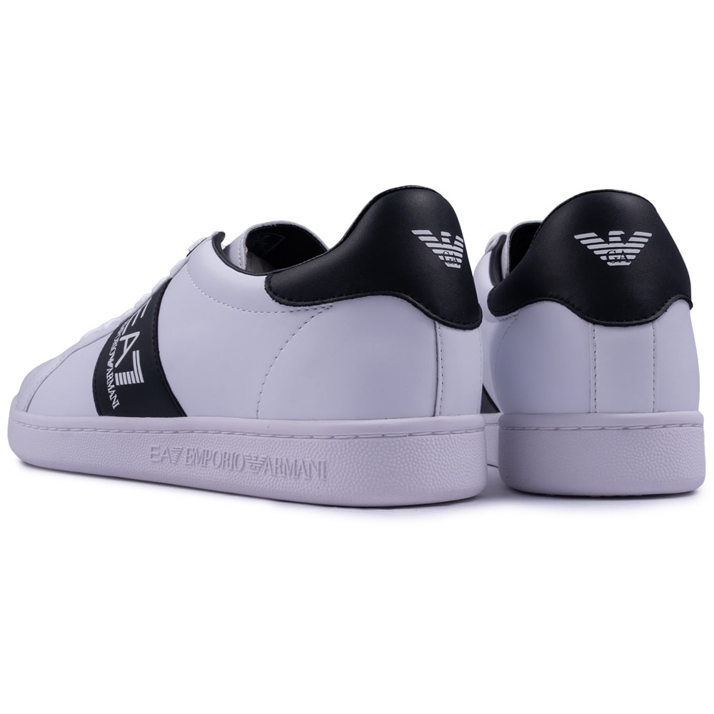 Emporio Armani EA7 Λευκά Sneakers 100% Leather - 7X000332AF10848