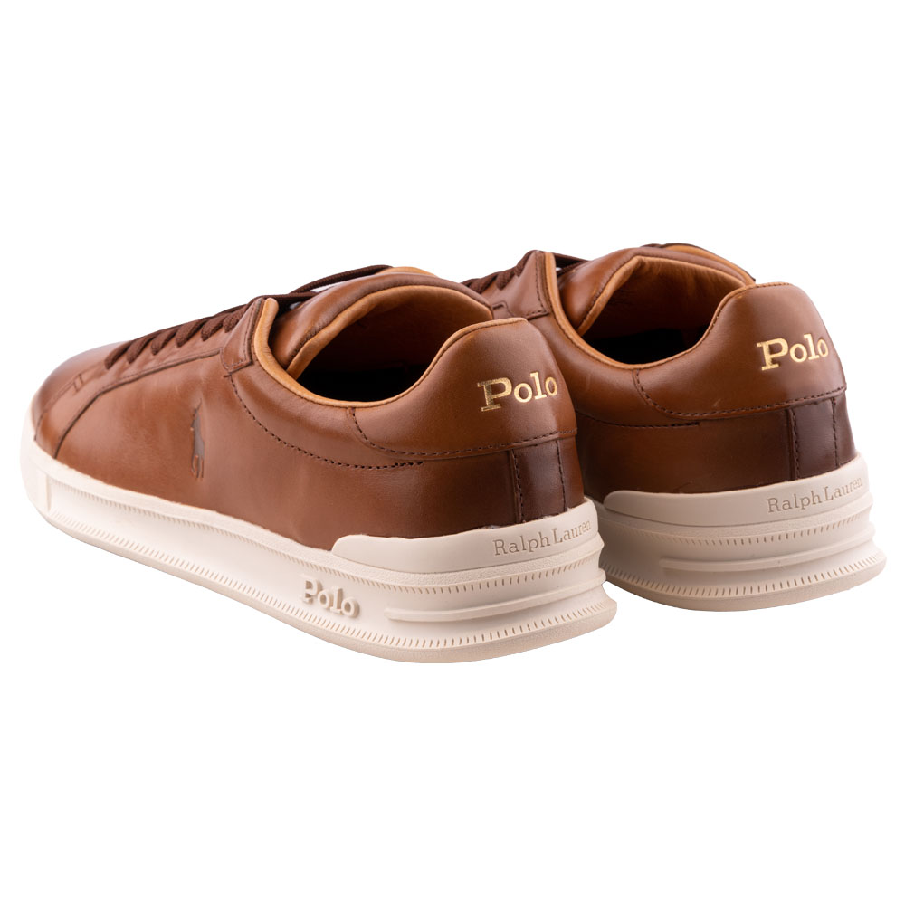 Polo Ralph Lauren Καφέ Low-top Sneakers 100% Leather-  3809845110005 