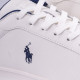 Polo Ralph Lauren Λευκά Sneakers 100% Leather - 809968172001