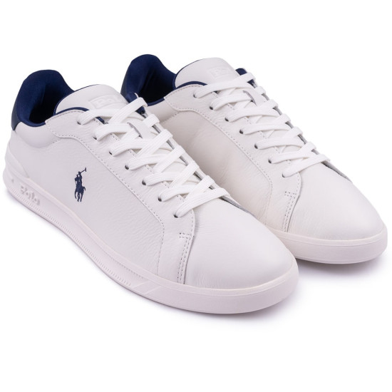 Polo Ralph Lauren Λευκά Sneakers 100% Leather - 809968172001