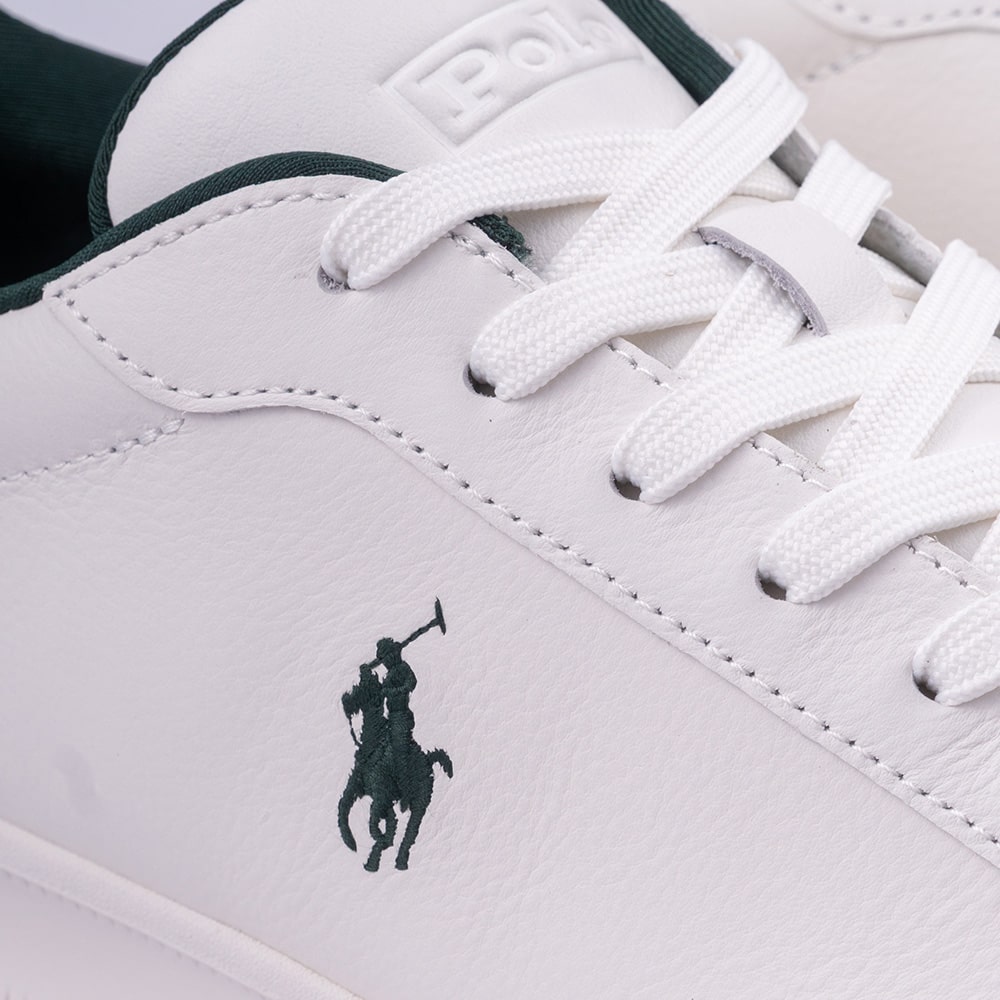 Polo Ralph Lauren Λευκά Sneakers 100% Leather - 809968172002
