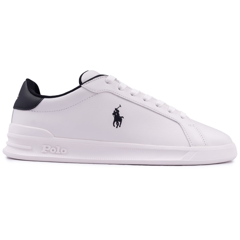 Polo Ralph Lauren Λευκά Sneakers 100% Leather - 809968172004