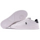 Polo Ralph Lauren Λευκά Sneakers 100% Leather - 809968172004