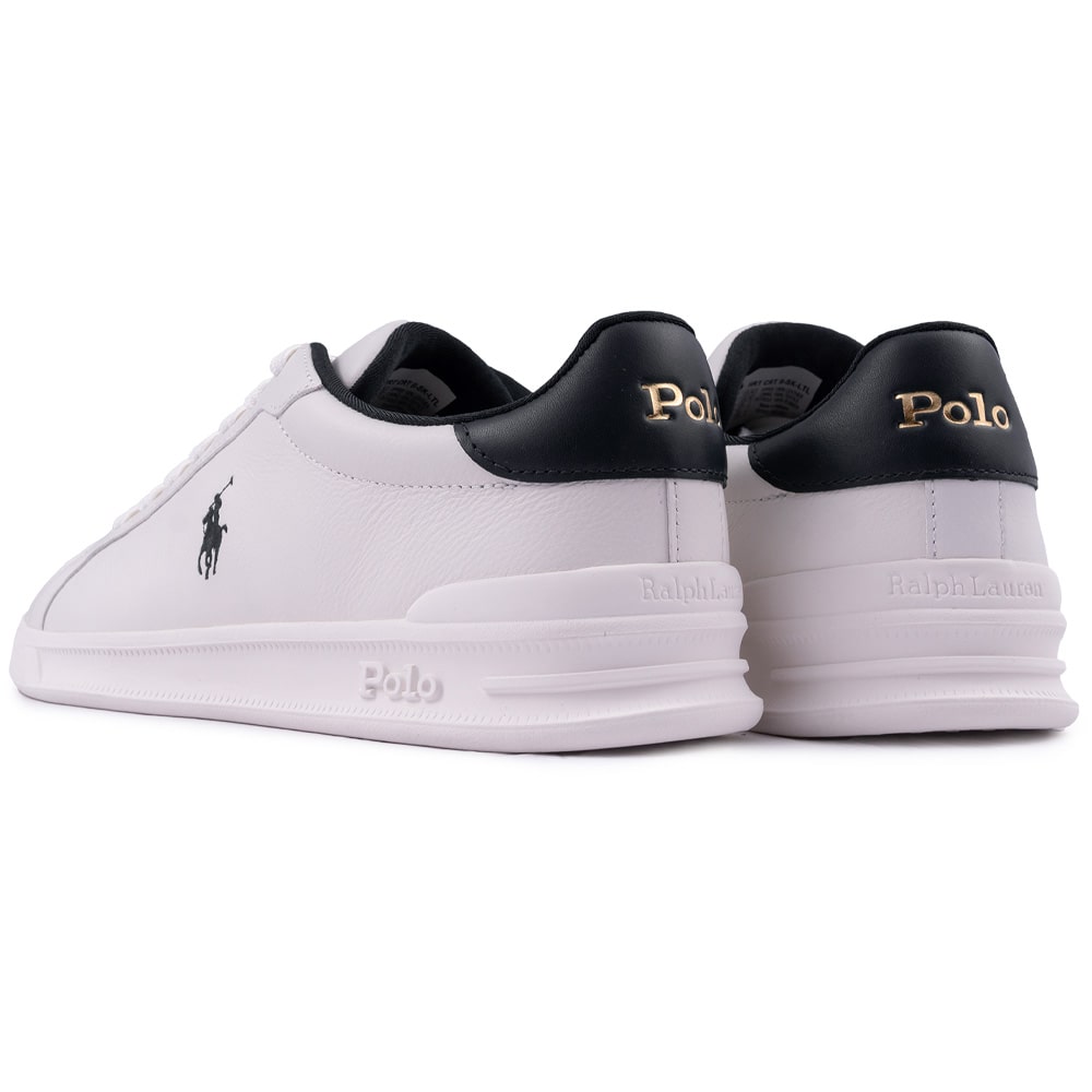 Polo Ralph Lauren Λευκά Sneakers 100% Leather - 809968172004