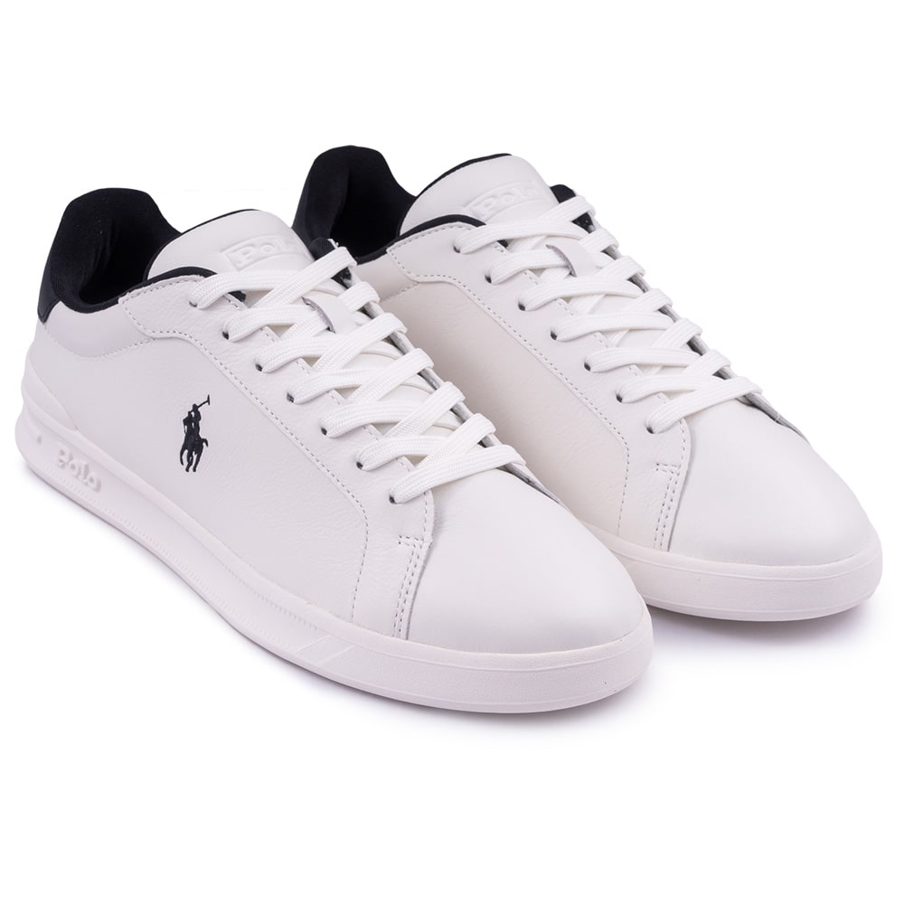 Polo Ralph Lauren Λευκά Sneakers 100% Leather - 809968172004