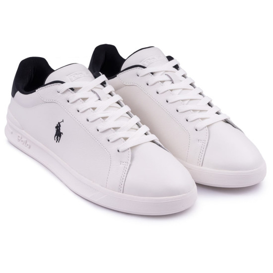 Polo Ralph Lauren Λευκά Sneakers 100% Leather - 809968172004