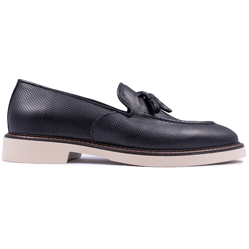 Raymont Μαύρα Tassel Loafers 100% Δέρμα - 851