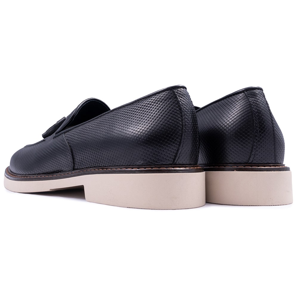 Raymont Μαύρα Tassel Loafers 100% Δέρμα - 851