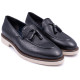 Raymont Μαύρα Tassel Loafers 100% Δέρμα - 851