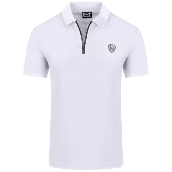 Emporio Armani EA7 Λευκό Κοντομάνικο polo - 8NPF13PJRGZ
