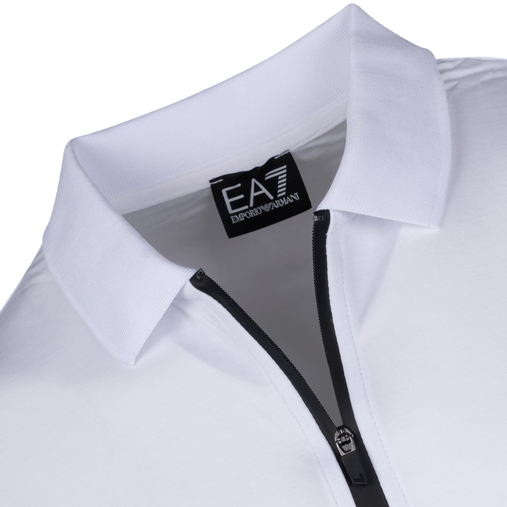 Emporio Armani EA7 Λευκό Κοντομάνικο polo - 8NPF13PJRGZ