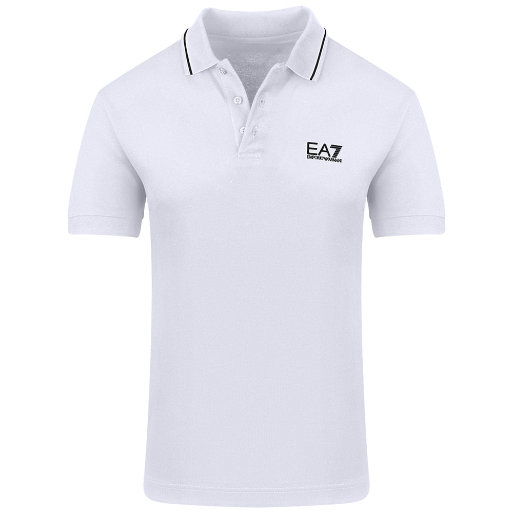 Emporio Armani EA7 Λευκό Κοντομάνικο polo - 8NPF16PJVUZ