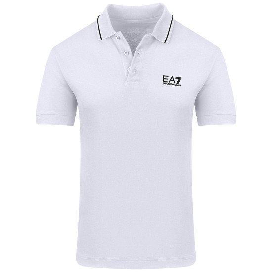 Emporio Armani EA7 Λευκό Κοντομάνικο polo - 8NPF16PJVUZ