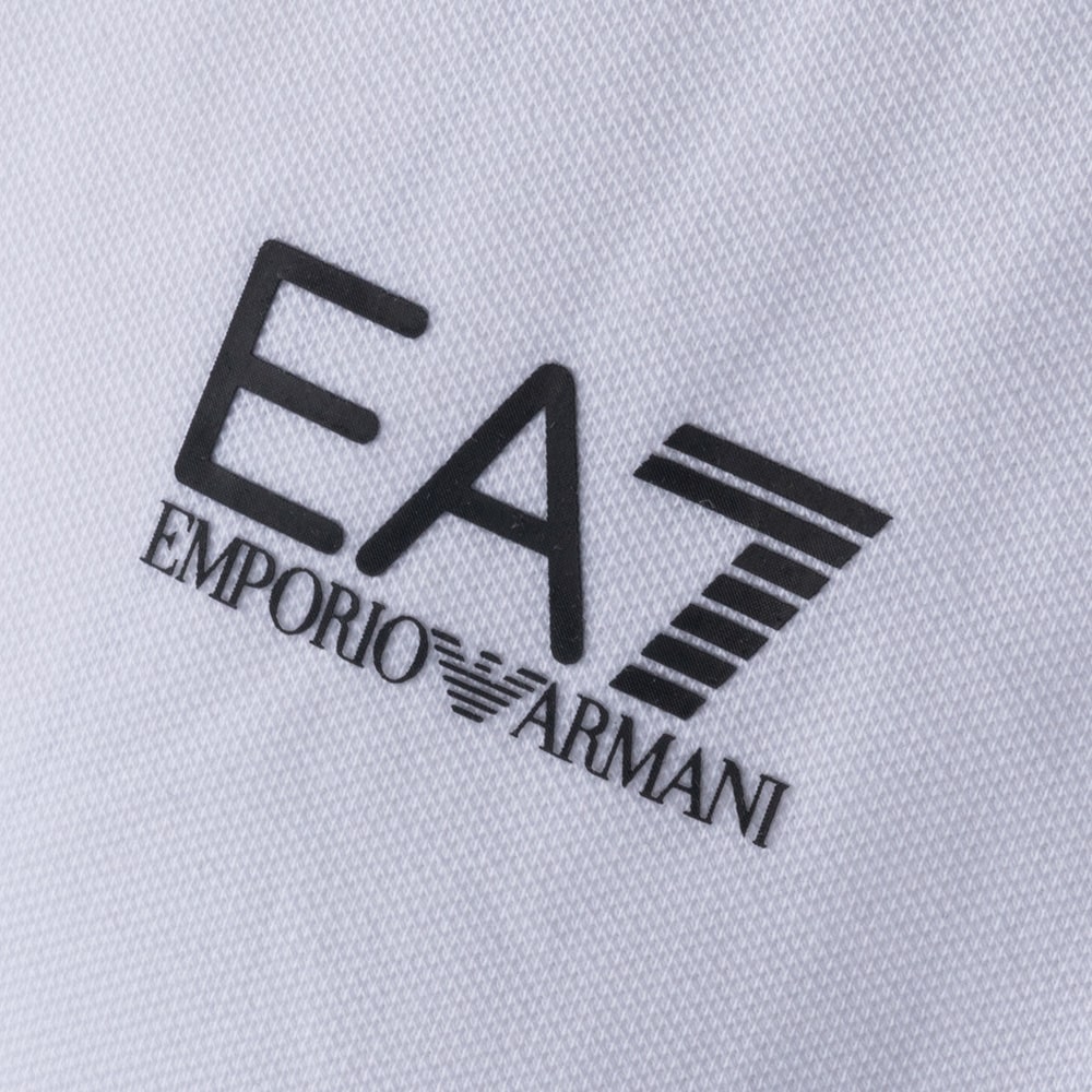 Emporio Armani EA7 Λευκό Κοντομάνικο polo - 8NPF16PJVUZ