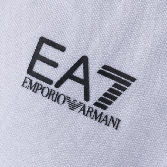 Emporio Armani EA7 Λευκό Κοντομάνικο polo - 8NPF16PJVUZ