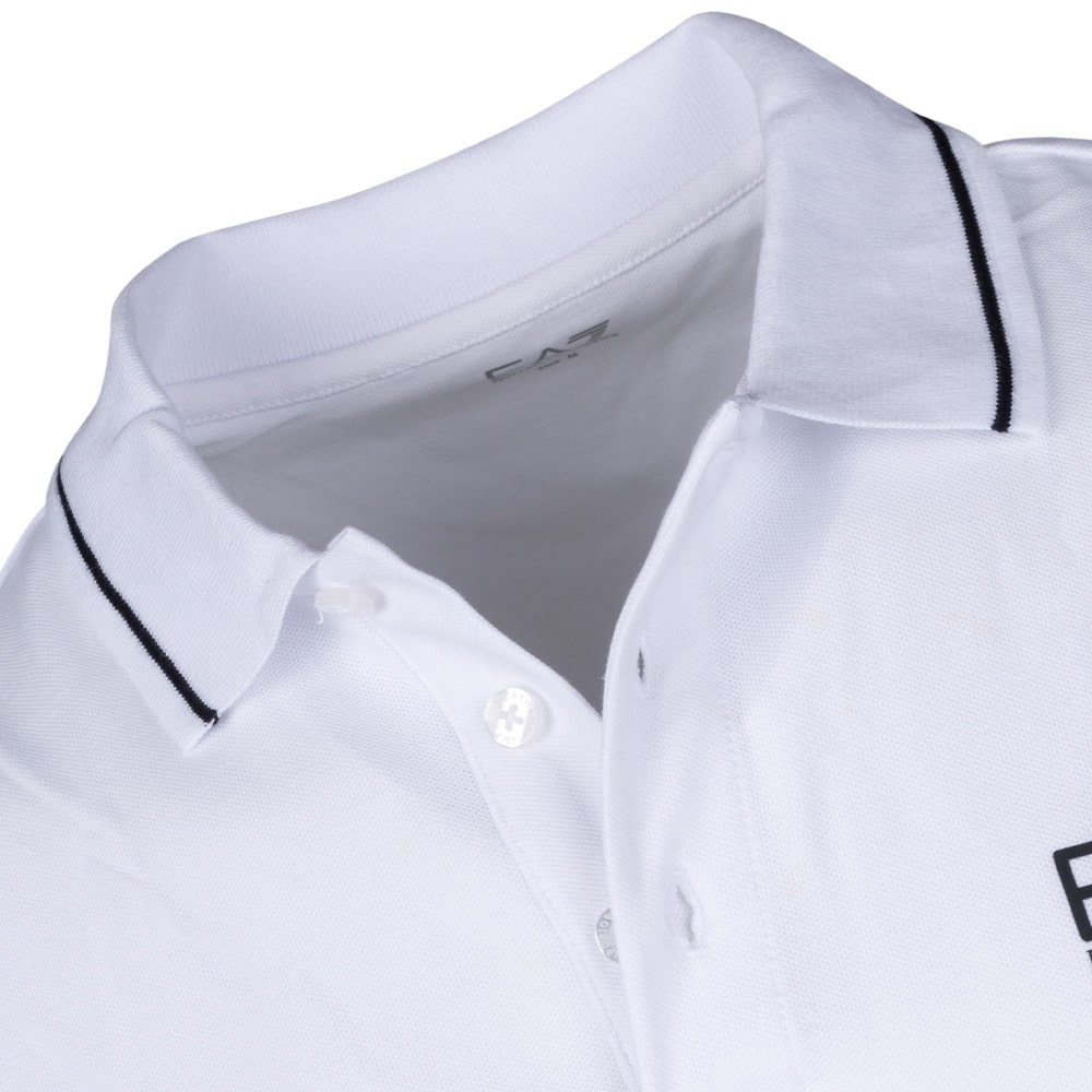 Emporio Armani EA7 Λευκό Κοντομάνικο polo - 8NPF16PJVUZ