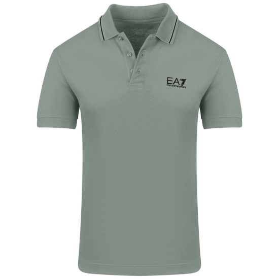 Emporio Armani EA7 Χακί Κοντομάνικο polo - 8NPF16PJVUZ