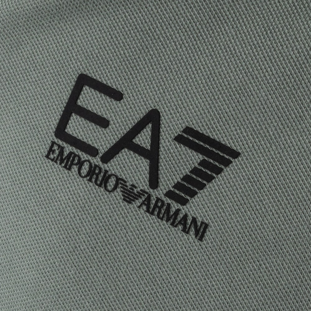 Emporio Armani EA7 Χακί Κοντομάνικο polo - 8NPF16PJVUZ