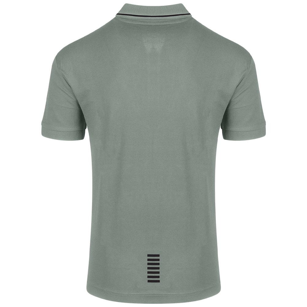 Emporio Armani EA7 Χακί Κοντομάνικο polo - 8NPF16PJVUZ