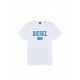 DIESEL Λευκό T-Shirt C Neck - A03824 0GRAI