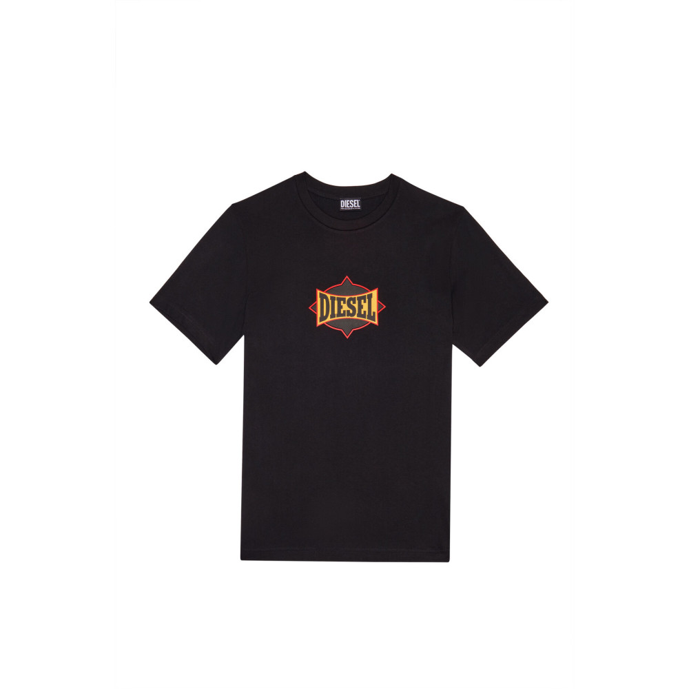 DIESEL - T shirt - A03843 0HAYU Μαύρο