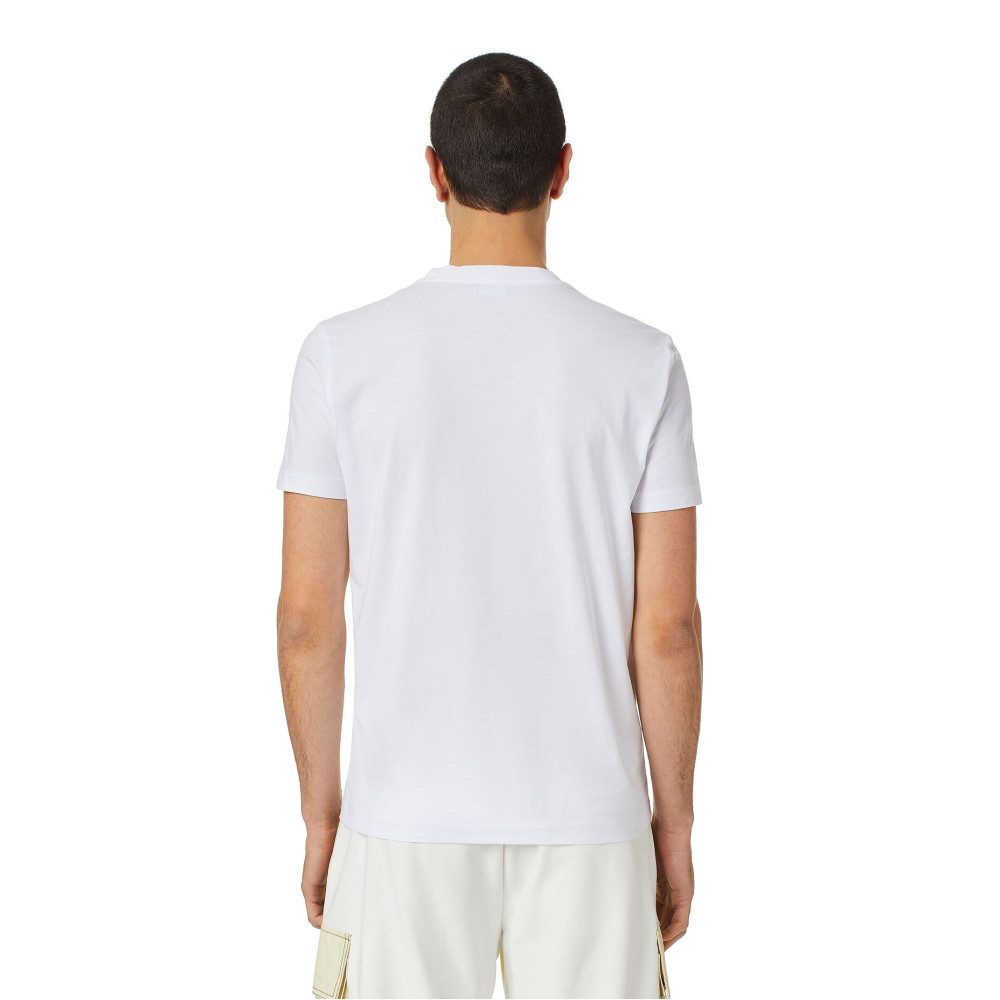 DIESEL Λευκό T-Shirt C Neck - A03848 0GRAI