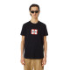 DIESEL Μαύρο T-Shirt C Neck - A03848 0GRAI