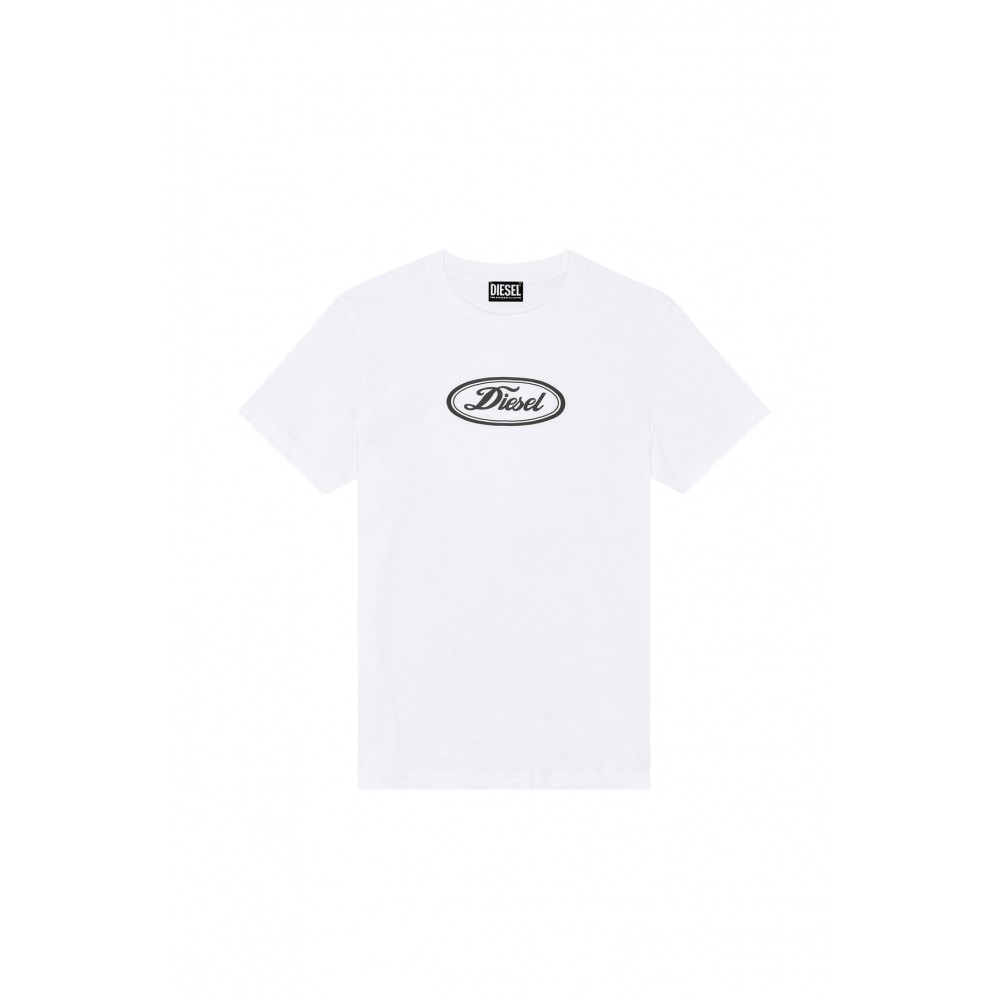 DIESEL Λευκό T-Shirt C Neck - A05216 0HAYU
