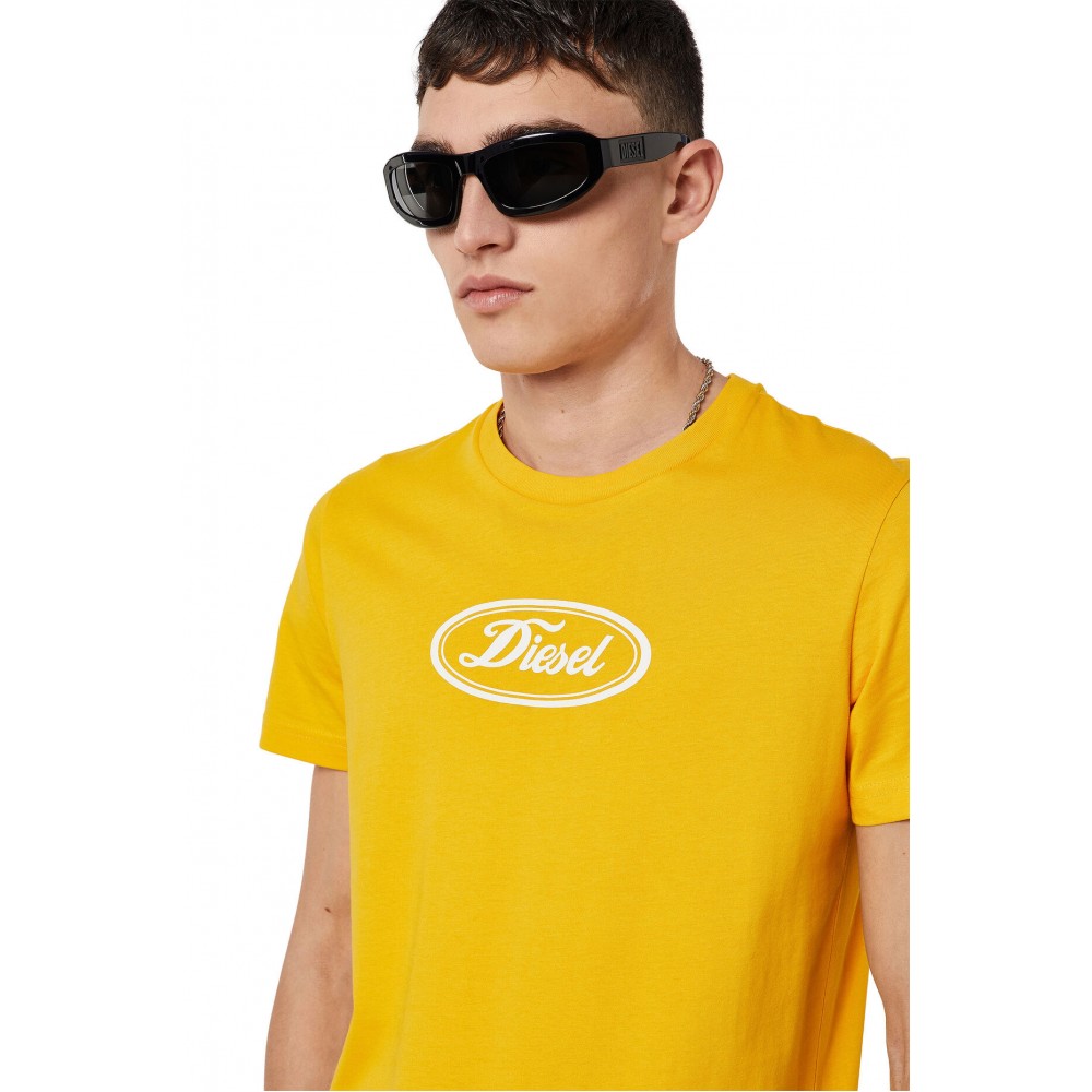 DIESEL Κίτρινο T-Shirt C Neck - A05216 0HAYU