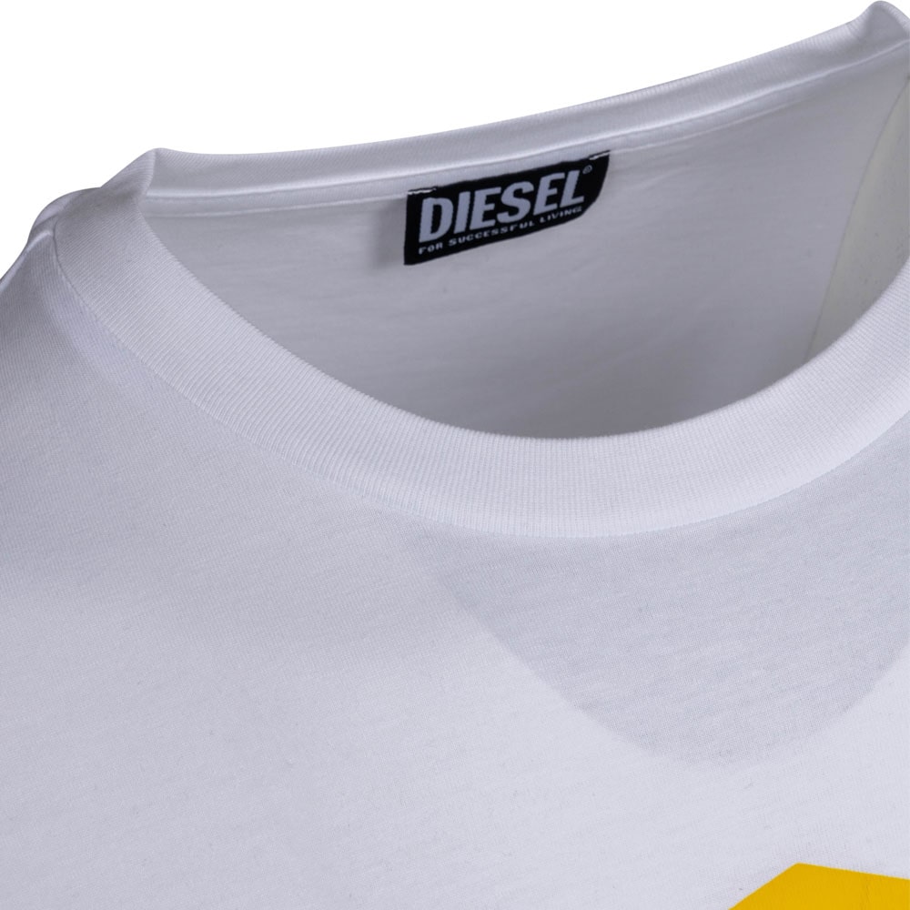 Diesel Λευκό T-shirt C Neck - A06497 0GRAI
