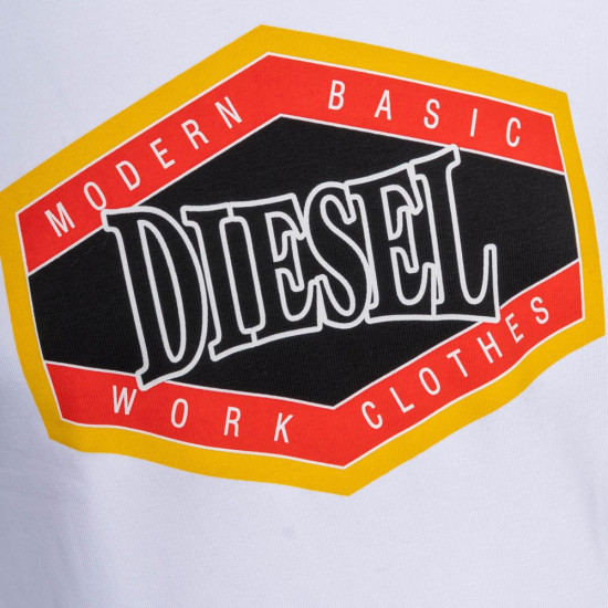 Diesel Λευκό Φούτερ C Neck A06499 0HAYT