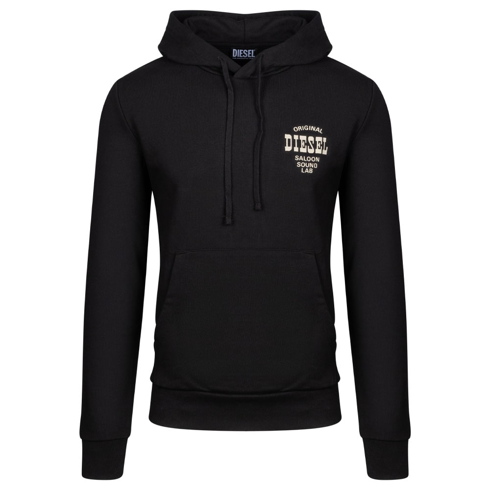 Diesel Μαύρο Hoodie - A07810 0HAYT