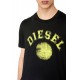 Diesel T-shirt Μαύρο T-DIEGOR - A08682 0GRAI