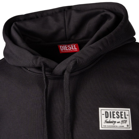 Diesel Μαύρο Hoodie S-GINN - A089580HAYT