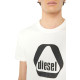 Diesel Λευκό T-shirt T-DIEGOR - A09674 0CATM