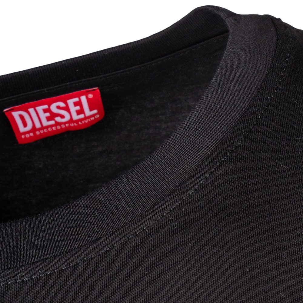 Diesel Μαύρο T-shirt T-JUST - A110670CATM
