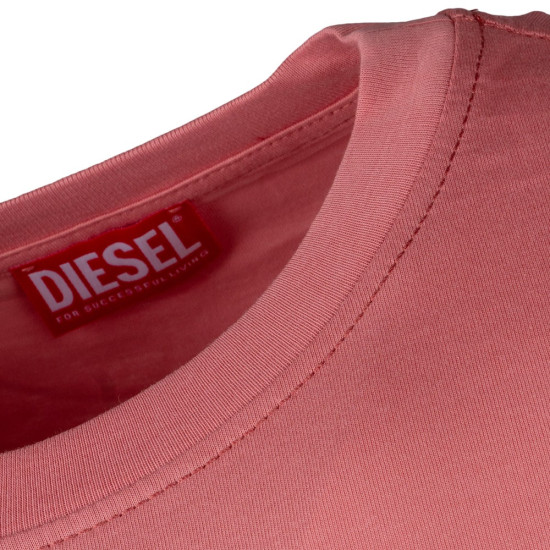 Diesel Ροζ Tshirt C Neck - A12498 - 0GRAI