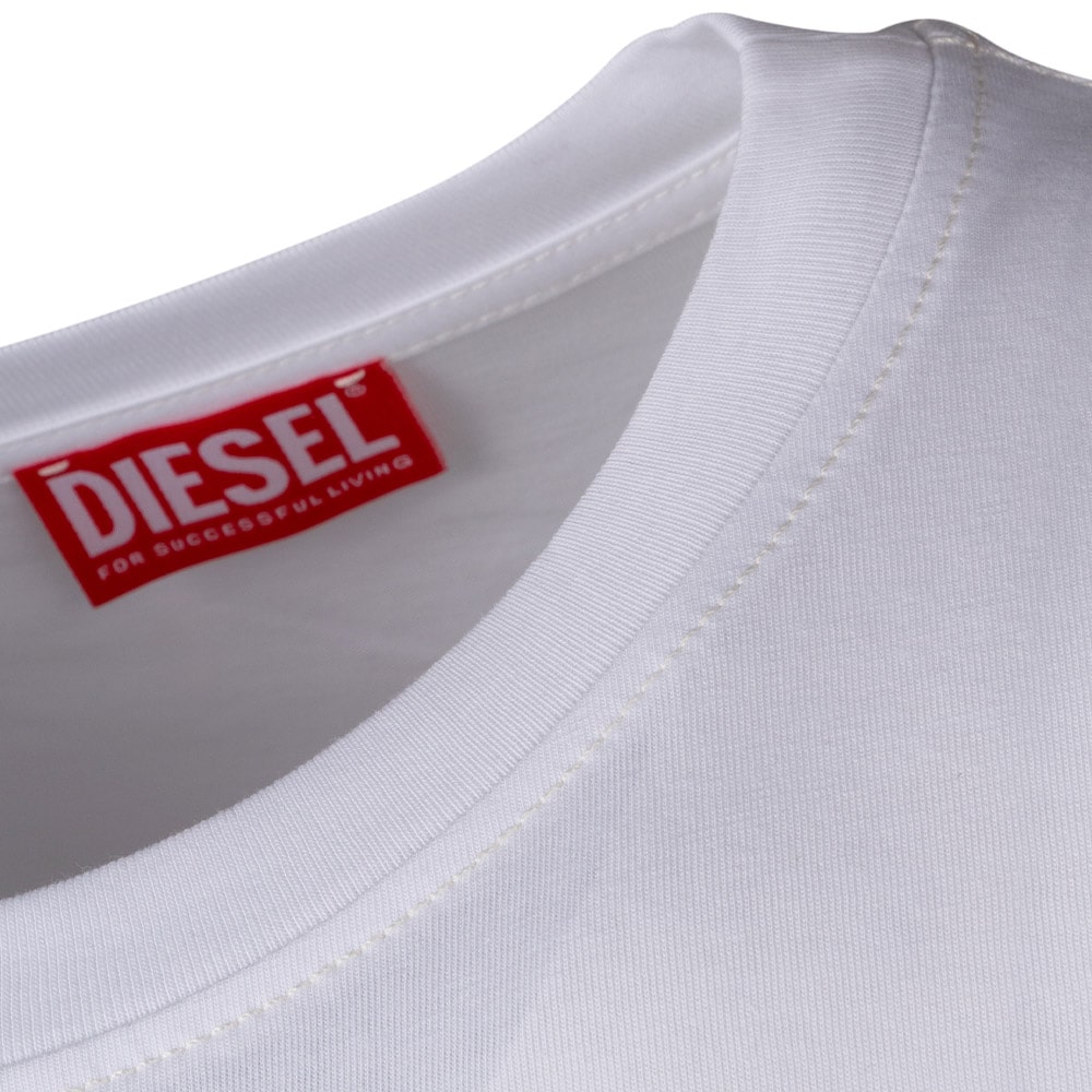 Diesel Λευκό T-shirt T-Diegor C Neck - A12502 0GRAI