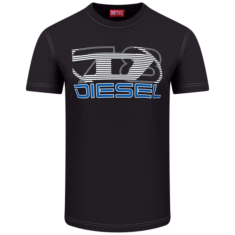 Diesel Μαύρο T-shirt T-Diegor C Neck - A12502 0GRAI