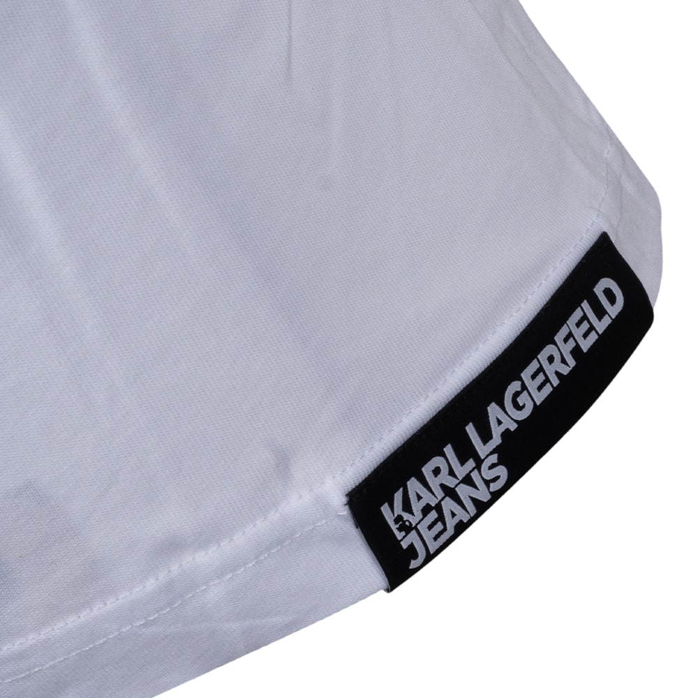 Karl Lagerfeld Λευκό T-shirt C Neck - A1M17002