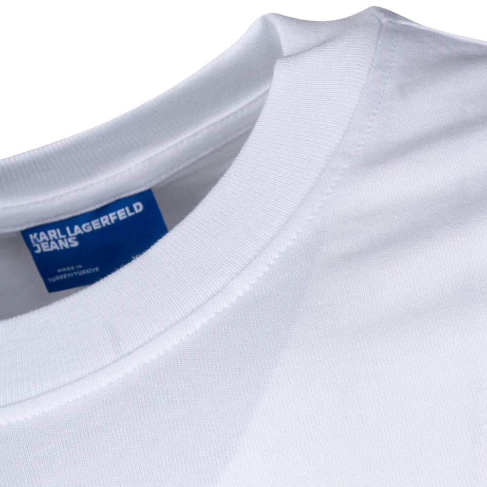 Karl Lagerfeld Λευκό T-shirt C Neck - A1M17002
