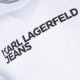 Karl Lagerfeld Λευκό T-shirt C Neck - A1M17002