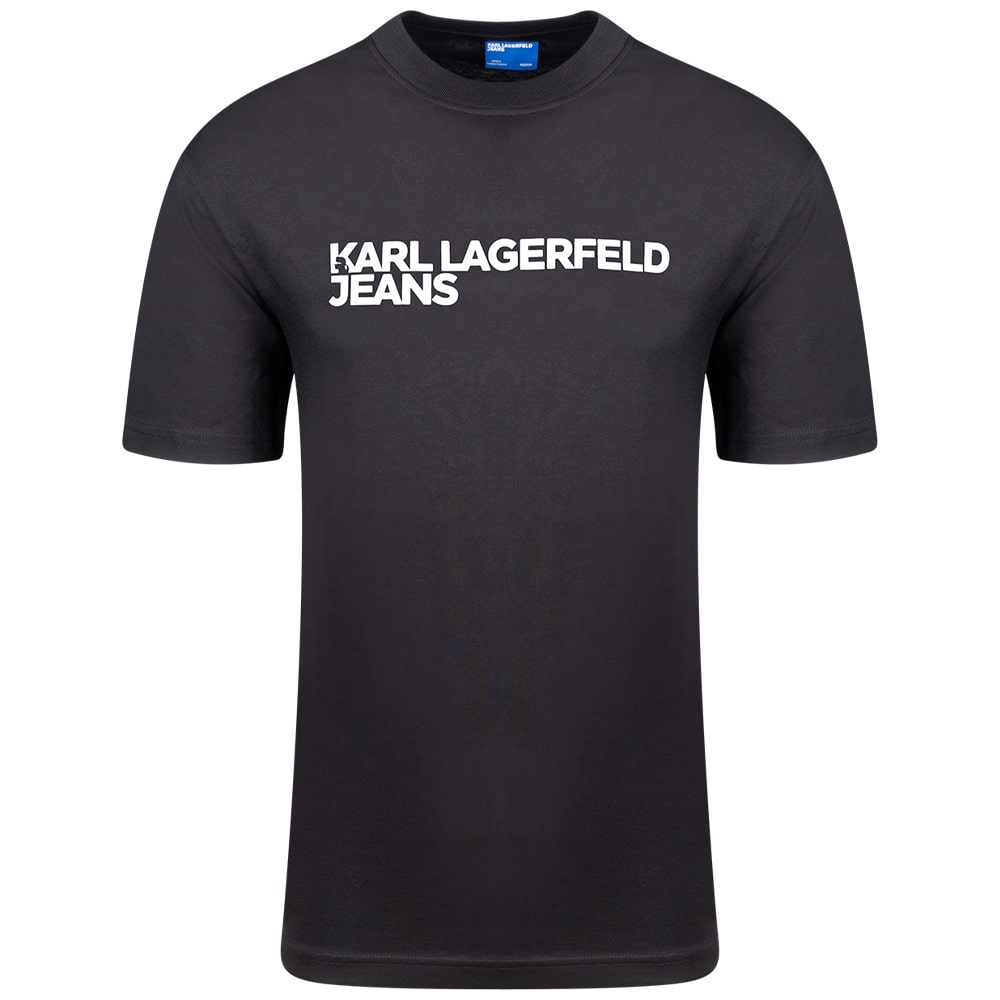 Karl Lagerfeld Μαύρο T-shirt C Neck - A1M17002
