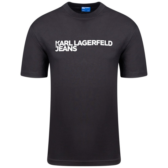 Karl Lagerfeld Μαύρο T-shirt C Neck - A1M17002